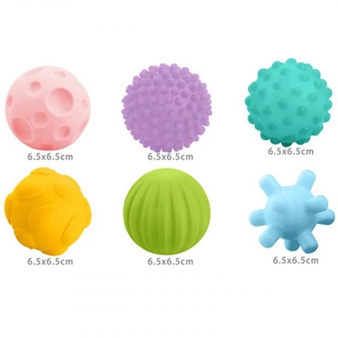 WOOPIE Klocki Sensoryczne do Ściskania 6 el. Woopie WOOPIE Klocki Sensoryczne do Ściskania 6 el. Woopie