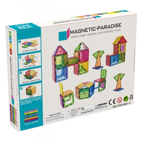 WOOPIE Magnetyczne Klocki Konstrukcyjne Montessori 3D Woopie