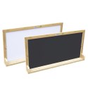CLASSIC WORLD EDU Drewniana Tablica Dwustronna Kredowa- Magnetyczna Edukacyjna Classic World