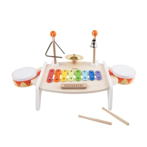 CLASSIC WORLD Zestaw Instrumenty Muzyczne dla Dzieci Ksylofon Tarka Cymbałki Bębenki Talerz Pałeczki Trójkąt Dzwonek 9 el. Classic World CLASSIC WORLD Zestaw Instrumenty Muzyczne dla Dzieci Ksylofon Tarka Cymbałki Bębenki Talerz Pałeczki Trójkąt Dzwonek 9 el. Classic World