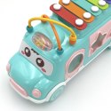 WOOPIE BABY Samochodzik Muzyczny Sorter z Cymbałkami Różowy Woopie