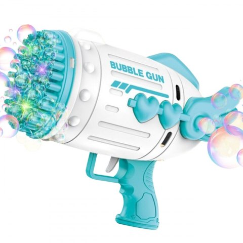 WOOPIE Pistolet do Robienia Baniek Mydlanych 91 Otworów Niebieski Woopie WOOPIE Pistolet do Robienia Baniek Mydlanych 91 Otworów Niebieski Woopie