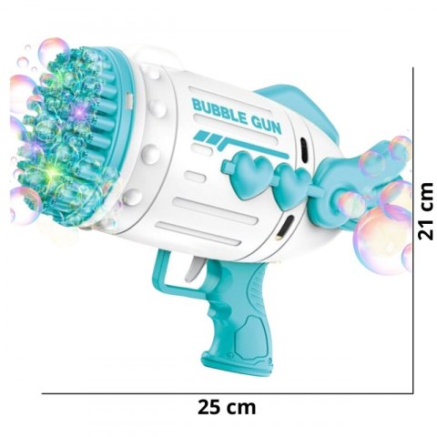 WOOPIE Pistolet do Robienia Baniek Mydlanych 91 Otworów Niebieski Woopie WOOPIE Pistolet do Robienia Baniek Mydlanych 91 Otworów Niebieski Woopie