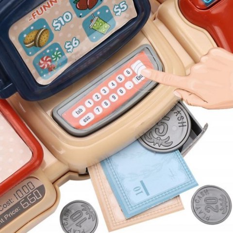 WOOPIE Sklep Supermarket Kasa Fiskalna 42 el. Woopie WOOPIE Sklep Supermarket Kasa Fiskalna 42 el. Woopie