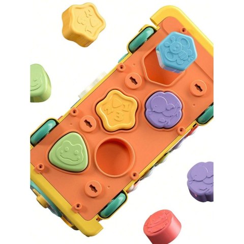 WOOPIE BABY Interaktywny Autobus Edukacyjny 6w1 Młoteczek Cymbałki +18 m Woopie