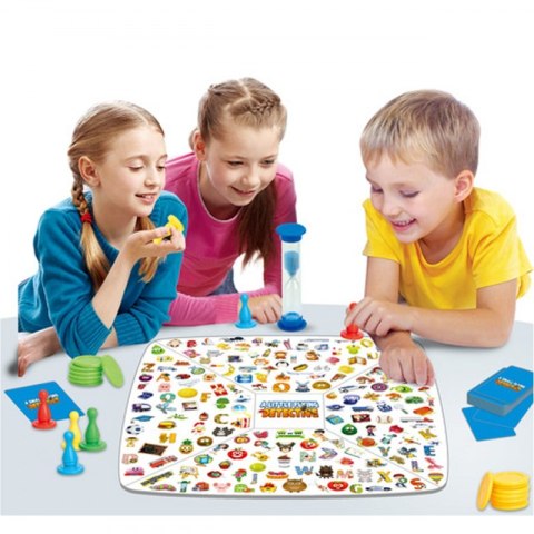 WOOPIE Gra Planszowa 2w1 Mały Detektw + Chińczyk Woopie