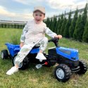 WOOPIE Traktor na Pedały Farmer GoTrac MAXI PLUS z Przyczepą Niebieski Ciche Koła Woopie WOOPIE Traktor na Pedały Farmer GoTrac MAXI PLUS z Przyczepą Niebieski Ciche Koła Woopie