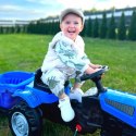 WOOPIE Traktor na Pedały Farmer GoTrac MAXI PLUS z Przyczepą Niebieski Ciche Koła Woopie WOOPIE Traktor na Pedały Farmer GoTrac MAXI PLUS z Przyczepą Niebieski Ciche Koła Woopie