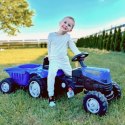 WOOPIE Traktor na Pedały Farmer GoTrac MAXI PLUS z Przyczepą Niebieski Ciche Koła Woopie WOOPIE Traktor na Pedały Farmer GoTrac MAXI PLUS z Przyczepą Niebieski Ciche Koła Woopie