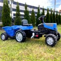 WOOPIE Traktor na Pedały Farmer GoTrac MAXI PLUS z Przyczepą Niebieski Ciche Koła Woopie WOOPIE Traktor na Pedały Farmer GoTrac MAXI PLUS z Przyczepą Niebieski Ciche Koła Woopie