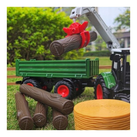 WOOPIE Zestaw Maszyn Rolniczych Rraktor Ciągnik Zagroda Mini Farma Osada Rolnicy Woopie WOOPIE Zestaw Maszyn Rolniczych Rraktor Ciągnik Zagroda Mini Farma Osada Rolnicy Woopie