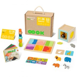 TOOKY TOY Box Pudełko XXL Montessori Edukacyjne 7w1 Sensoryczne 31-36 Mies. Tooky Toy