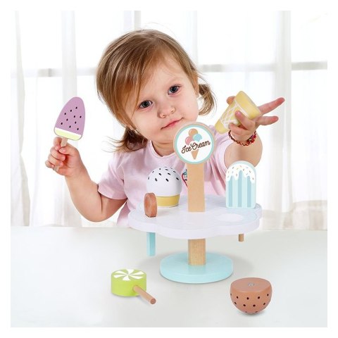 TOOKY TOY Drewniane Lody Magnetyczne na Stojaku Tooky Toy TOOKY TOY Drewniane Lody Magnetyczne na Stojaku Tooky Toy