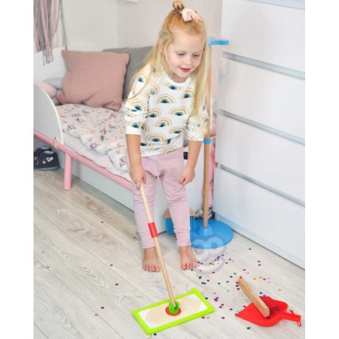TOOKY TOY Drewniany Zestaw do Sprzątania dla Dzieci 6 el. Tooky Toy