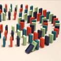 WOOPIE Elektryczna Ciuchcia Lokomotywa do Klocków Domino 62 el. Woopie