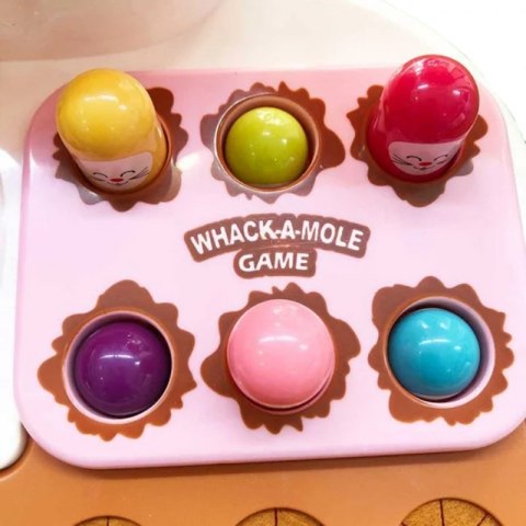 WOOPIE Gra Zręcznościowa 4w1 Łowienie Rybek Waga Szalkowa Uderz w Kreta i Marchewki Woopie