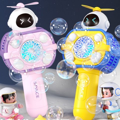 WOOPIE Maszyna Astronauta do Robienia Baniek Mydlanych Różowy Woopie WOOPIE Maszyna Astronauta do Robienia Baniek Mydlanych Różowy Woopie
