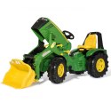 John Deere Traktor na Pedały X-Trac Premium Łyżka Ciche Koła Rolly Toys Rolly Toys