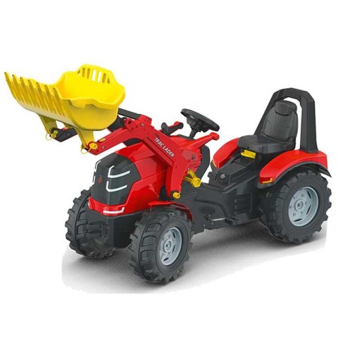 Rolly Toys Traktor na Pedały X-Track z Łyżką Ciche Koła PREMIUM 3-10 Lat Rolly Toys Rolly Toys Traktor na Pedały X-Track z Łyżką Ciche Koła PREMIUM 3-10 Lat Rolly Toys
