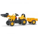 Rolly Toys rollyKid Traktor na pedały JCB z łyżką i przyczepą 2-5 Lat Rolly Toys Rolly Toys rollyKid Traktor na pedały JCB z łyżką i przyczepą 2-5 Lat Rolly Toys