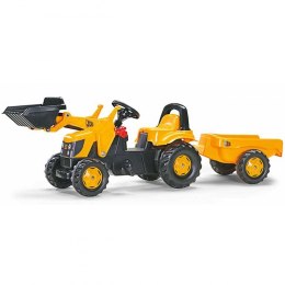 Rolly Toys rollyKid Traktor na pedały JCB z łyżką i przyczepą 2-5 Lat Rolly Toys