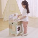VIGA PolarB Duża Drewniana Kuchnia ze Składanym Blatem + Szafka z Zasłoną Viga Toys