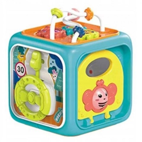 WOOPIE Kostka Sensoryczna Edukacyjna Montessori Sorter 6w1 Woopie