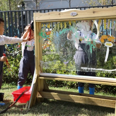 CLASSIC WORLD Zestaw Dwustronna Tablica Sztaluga do Malowania Z Pompą Wody Classic World