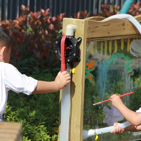 CLASSIC WORLD Zestaw Dwustronna Tablica Sztaluga do Malowania Z Pompą Wody Classic World