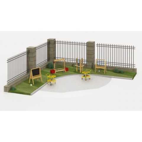 CLASSIC WORLD Zestaw Dwustronna Tablica Sztaluga do Malowania Z Pompą Wody Classic World