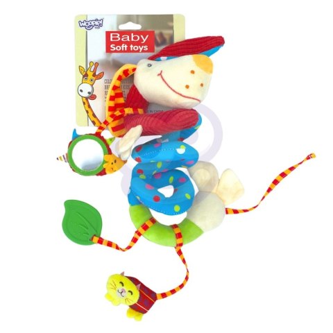 WOOPIE BABY Miękka Zawieszka na Łóżeczko Spirala Edukacyjna Piesek Woopie