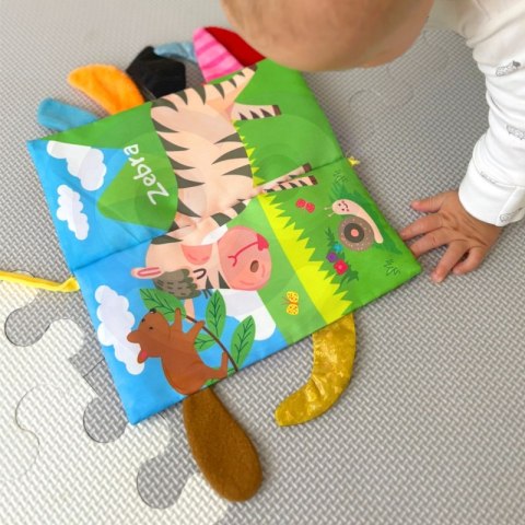 WOOPIE Książeczka z Ogonkami Zwierząt Leśnych Materiałowa Woopie WOOPIE Książeczka z Ogonkami Zwierząt Leśnych Materiałowa Woopie