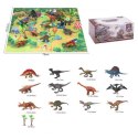 WOOPIE Zestaw XL Figurki Dinozaury + Kuferek + Mata Woopie