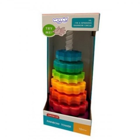 WOOPIE BABY Edukacyjna Piramidka Zakręcona Wieża Woopie