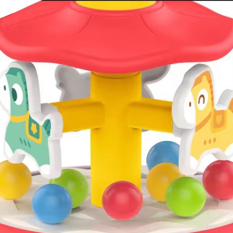 WOOPIE BABY Kolorowe Koniki Niebieski Bączek Karuzela z Kulkami Woopie WOOPIE BABY Kolorowe Koniki Niebieski Bączek Karuzela z Kulkami Woopie