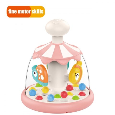 WOOPIE BABY Kolorowe Zwierzątka Różowy Bączek z Kulkami Karuzela Woopie WOOPIE BABY Kolorowe Zwierzątka Różowy Bączek z Kulkami Karuzela Woopie