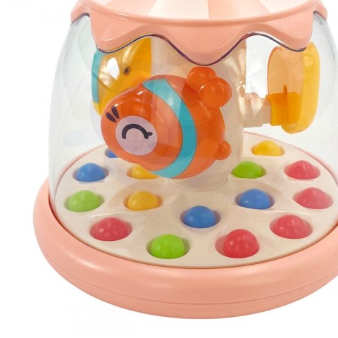 WOOPIE BABY Kolorowe Zwierzątka Różowy Bączek z Kulkami Karuzela Woopie WOOPIE BABY Kolorowe Zwierzątka Różowy Bączek z Kulkami Karuzela Woopie