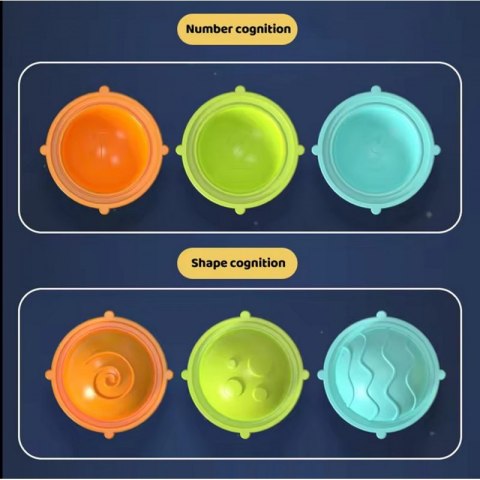 WOOPIE BABY Kosmiczny Spinner Pop-it Zabawka Sensoryczna Wymienne 3 szt. Woopie