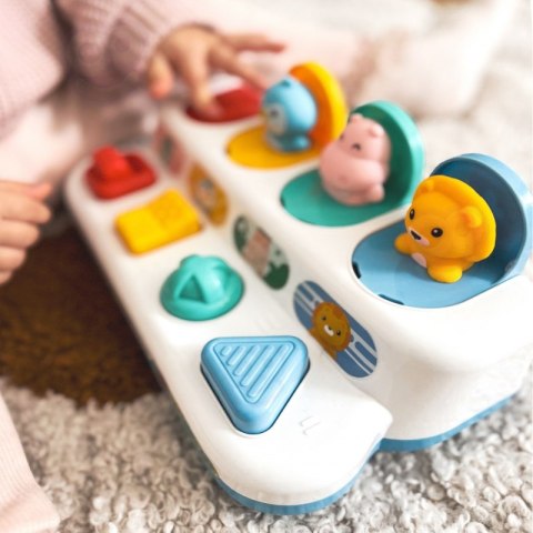WOOPIE BABY Zabawka Edukacyjna Wyskakujące Zwierzątka POP-UP Woopie