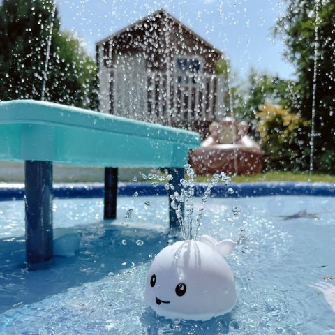 WOOPIE BABY Zabawka do Kąpieli Wieloryb Tryskający Wodą Fontanna LED Woopie