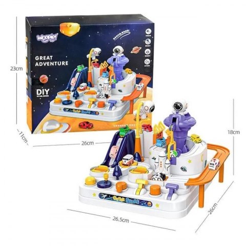 WOOPIE Interaktywny Tor Przeszkód dla Aut "Przygoda Astronauty" Woopie WOOPIE Interaktywny Tor Przeszkód dla Aut "Przygoda Astronauty" Woopie