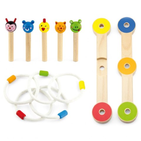 VIGA Drewniana Gra zręcznościowa Krzyżak Rzut do celu Zwierzątka Viga Toys VIGA Drewniana Gra zręcznościowa Krzyżak Rzut do celu Zwierzątka Viga Toys