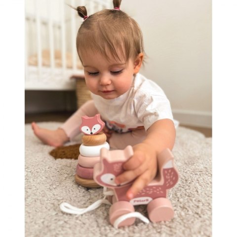 VIGA PolarB Zestaw Lisek Drewniana Piramidka + Lisek do Ciągnięcia Viga Toys VIGA PolarB Zestaw Lisek Drewniana Piramidka + Lisek do Ciągnięcia Viga Toys