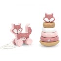 VIGA PolarB Zestaw Lisek Drewniana Piramidka + Lisek do Ciągnięcia Viga Toys VIGA PolarB Zestaw Lisek Drewniana Piramidka + Lisek do Ciągnięcia Viga Toys