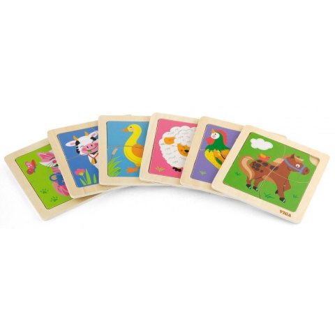 VIGA Poręczne Drewniane Puzzle Lew Viga Toys VIGA Poręczne Drewniane Puzzle Lew Viga Toys