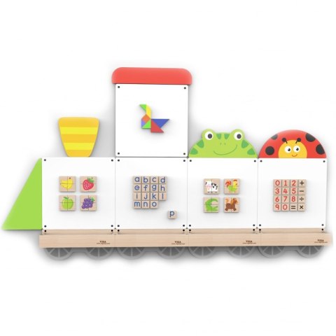 VIGA System Tablic Edukacyjnych Pociąg Zwierzątka Certyfikat FSC Viga Toys VIGA System Tablic Edukacyjnych Pociąg Zwierzątka Certyfikat FSC Viga Toys