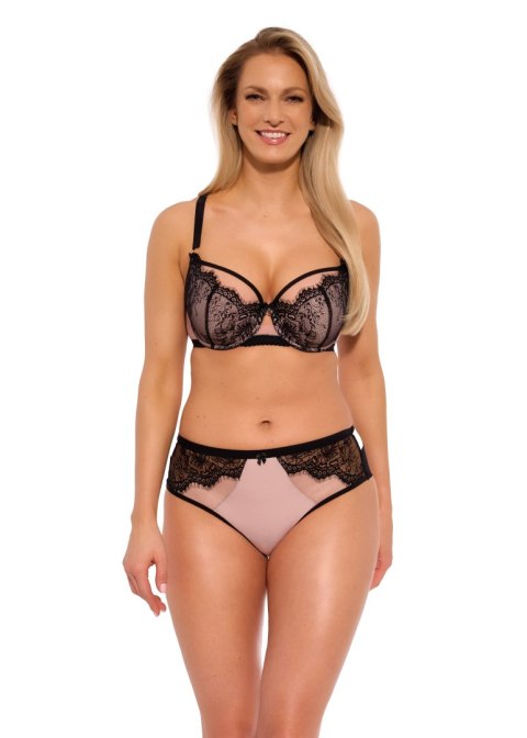 BIUSTONOSZ SEMI SOFT AINA BSO 1273 CZARNO-RÓŻOWY GAIA BIUSTONOSZ SEMI SOFT AINA BSO 1273 CZARNO-RÓŻOWY GAIA