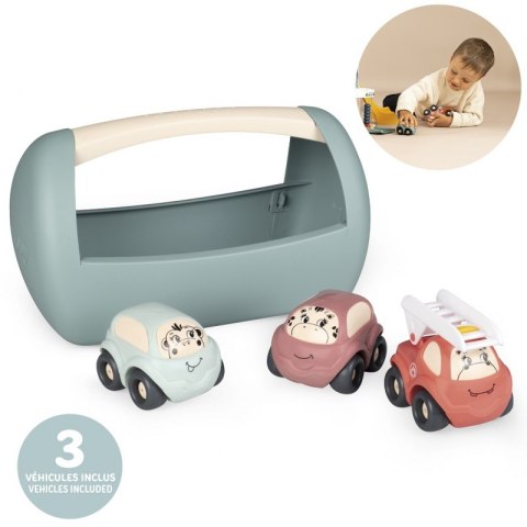 SMOBY Little Skrzyneczka z samochodzikami Vroom Planet Smoby SMOBY Little Skrzyneczka z samochodzikami Vroom Planet Smoby