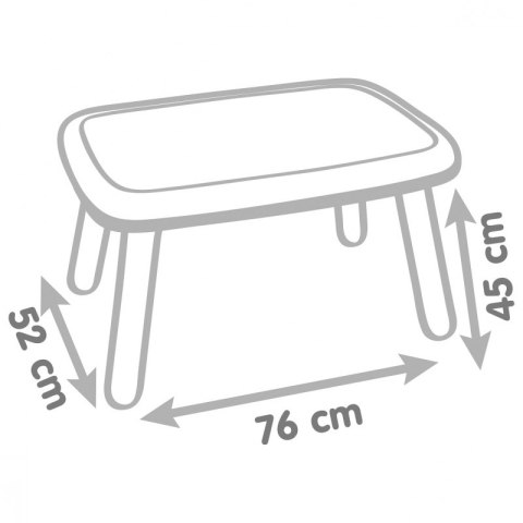 SMOBY Stolik Ogrodowy lub do pokoju Biały Smoby SMOBY Stolik Ogrodowy lub do pokoju Biały Smoby