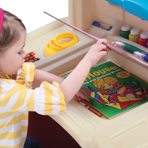 Step2 Biurko z Krzesełkiem Kącik plastyczny edukacyjny Delux Step2 Step2 Biurko z Krzesełkiem Kącik plastyczny edukacyjny Delux Step2